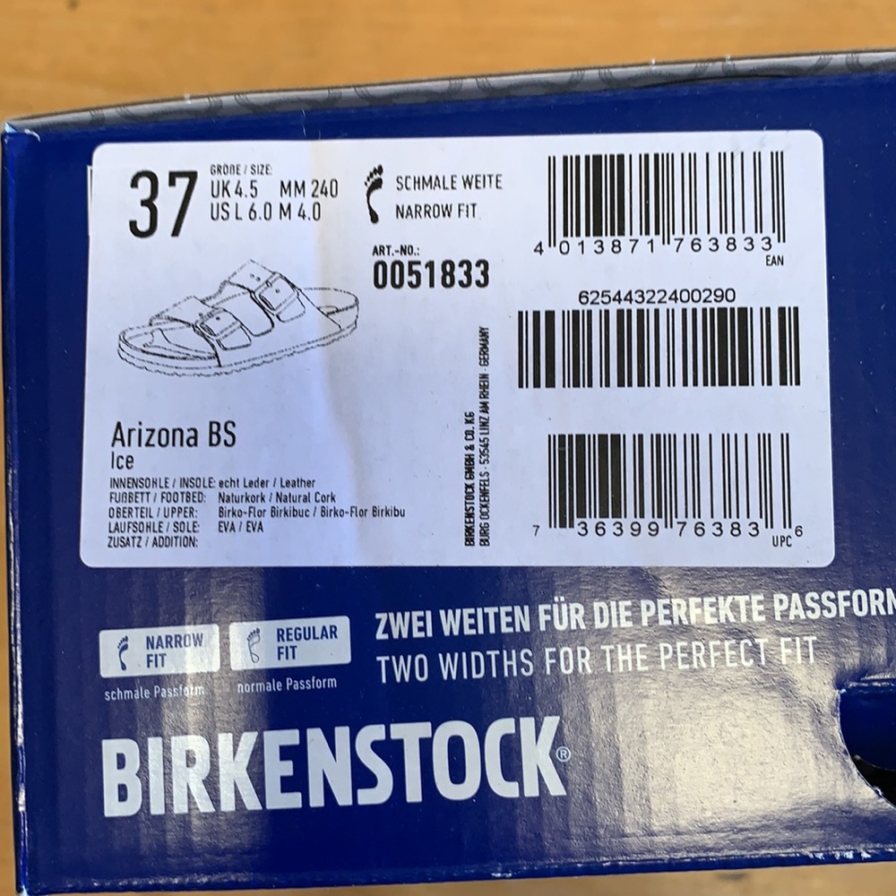 NWT Women’s Arizona Birkenstock - Picture 3 of 5